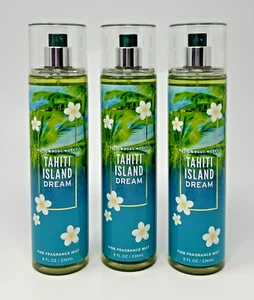 3 NUOVI SPRAY NEBBIA BAGNO E CORPO TAHITI ISLAND DREAM GRANDE 8 OZ - Foto 1 di 5