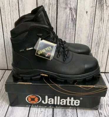 Jallatte Jalterre Gore-Tex Leather Safety Work Ankle Boot Metal Free Vibram Sole