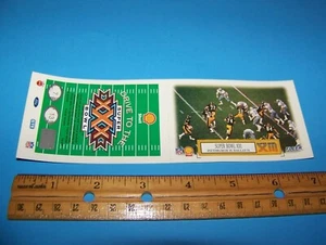 Super Bowl XIII Shell Drive To The Super Bowl Game Piece / Fleer Mini Card 1995 - Picture 1 of 2