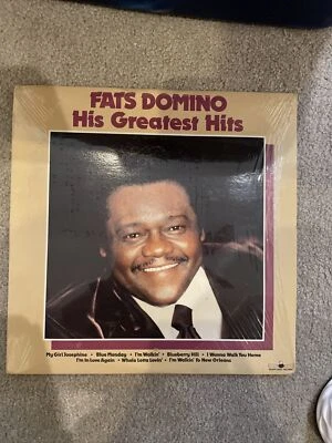 Fats Domino His Greatest Hits 2x LP Original Box 1986 VG+ in SHRINK soul blues - Image 1 of 2