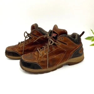 RED WING Men's Steel Toe Lace Up Brown Leather Work Boots 11 EE ASTM F2413-11 - Picture 1 of 12