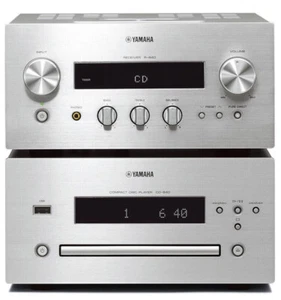 YAMAHA PianoCraft MCR 640 R840 CD640 silber CD USB IPOD FM RDS FB Bluetooth - Bild 1 von 14