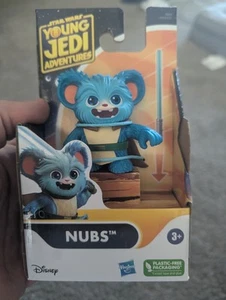 Disney.Star Wars:Young Jedi Adventures.NUBS w/ lightsaber.Jedi Action Figure.NEW - Picture 1 of 2