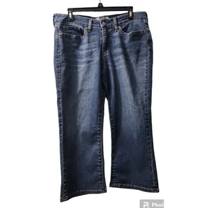 Signature Levi Strauss & Co. Denim Jeans Bootcut Dark Wash Size 12 - Picture 1 of 7