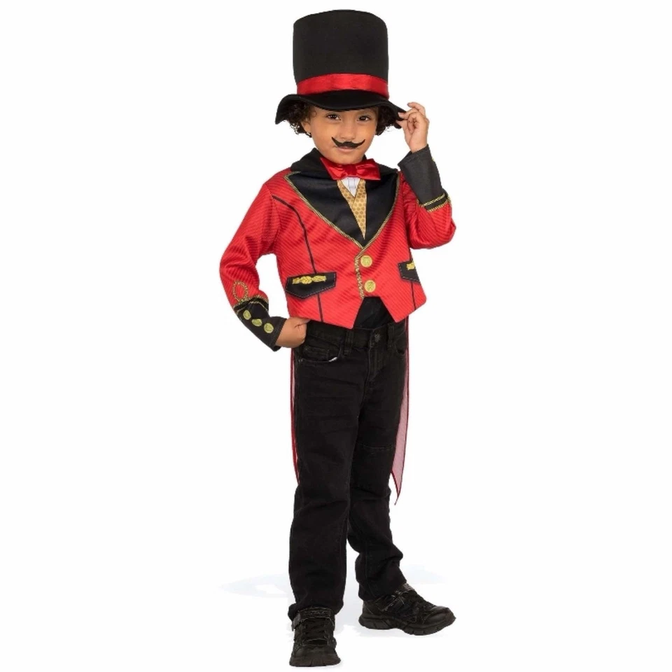 Disfraz Ringmaster Mago Circo Domador de León Showman Semana del Libro Niño Pequeño Niños Foto 1 de 1