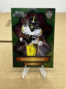 2021 Tyler Goodson Wild Card Alumination NIL Rookie Holo Lux Green Colts - Picture 1 of 2