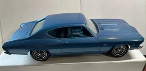 Rare! AMT MPC Old 1969 Chevy Chevelle Blue Hardtop Dealer PROMO MODEL Car 1/25 - Picture 1 of 7