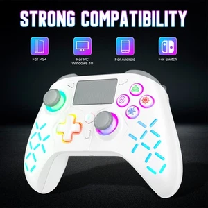 Wireless Controller for PS4 Wireless Remote Gamepad with Unique Cracked Design - Picture 1 of 9