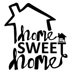 Home Sweet Home Vinyl Sticker for Wall Art New Home Gift - Picture 1 of 2