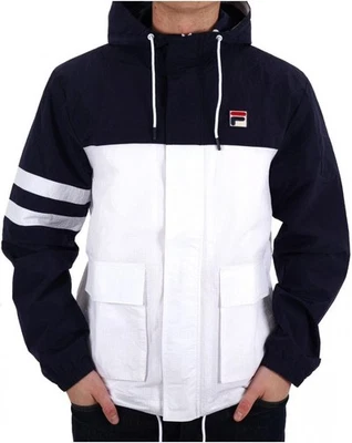 NEW FILA 82 Heritage Navy BLUE Sailing Jacket Size M AM51F022 $300 - Image 1 of 4
