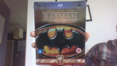 BATMAN  (1989)  -  UK BLURAY STEELBOOK  -  NEW  /  SEALED  -  PERFECT CONDITION - Image 1 of 3