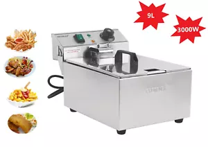 Profi Gastronomie Fritteuse Elektrische Fritteuse Friteuse Kaltzone Fritöse - Bild 1 von 13