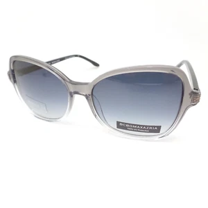 BCBG Max Azria Bewilder Petite Grey Fade Grey Fade 53m New Authentic Sunglasses - Picture 1 of 4