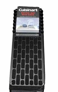 Cuisinart Drying Mat Black With Rack Kitchen Washing Dishes 16" x 18" NEW - Picture 1 of 3