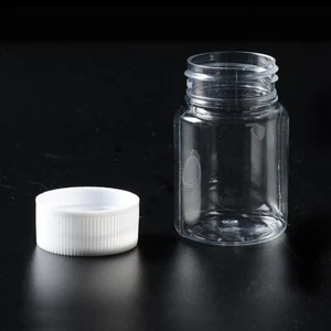 10x Botellas de plástico vacías Pastillero Contenedores Botellas de cápsulas de vitaminas PET 50 ml - Imagen 1 de 3