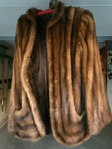 Women's Petite/Small Vintage Mink Coat, Stoll, 2 Scarves {Excellent Condition} - Picture 1 of 8