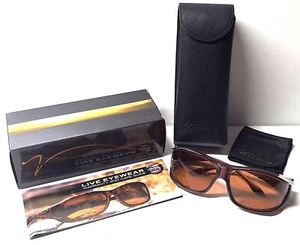 Polarized VISTANA Sunglasses W309C Fits Over Rx Eyeglasses Large Burgundy/Copper - Picture 1 of 20