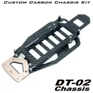 Custom Carbon Chassis kit for TAMIYA DT-02 Chassis Holiday buggy/Fighter Buggy - Picture 1 of 12