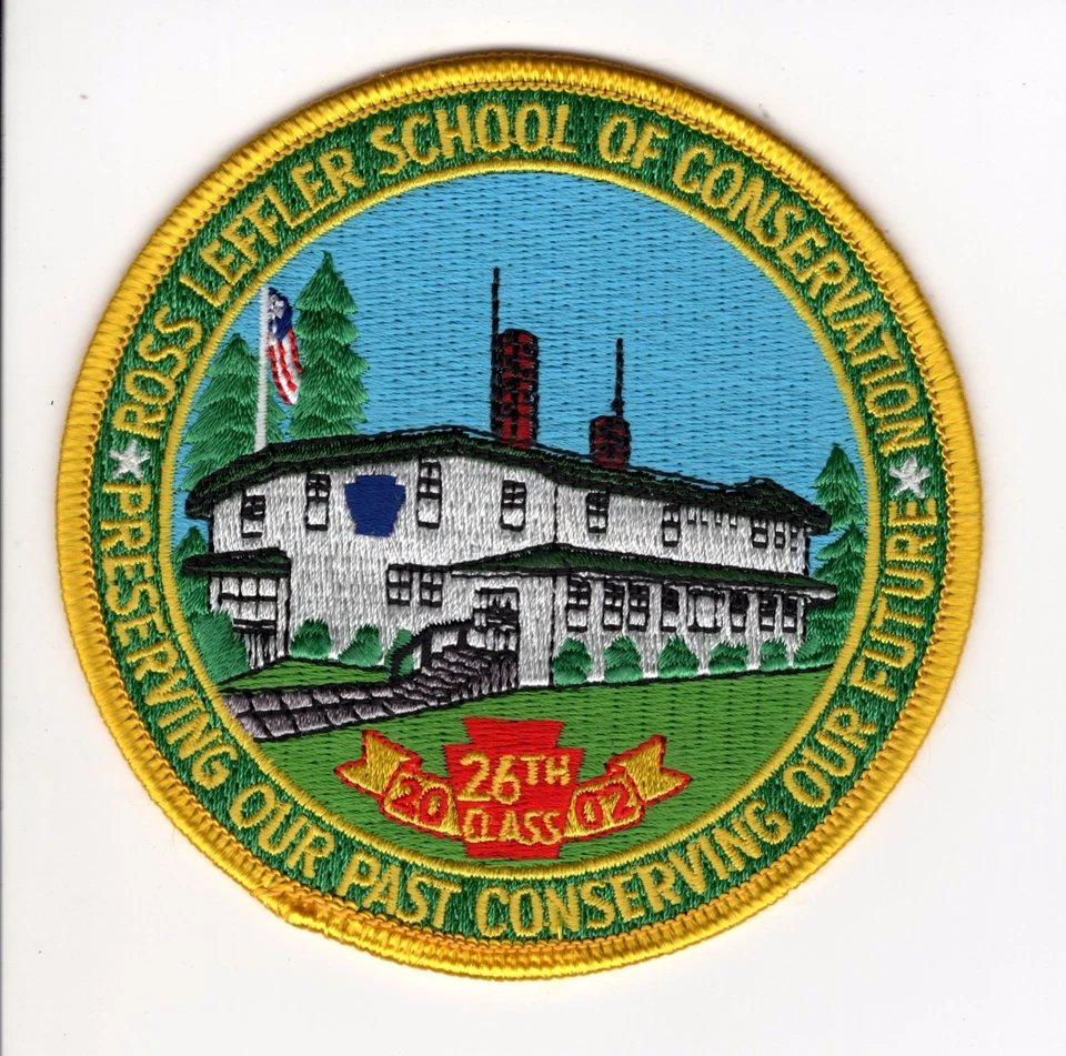 Ross Leffler Pennsylvania 2002 juego de conservación escolar parche de ciervo Comm-Michigan Foto 1 de 1