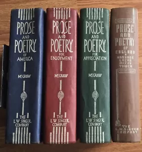4 Bücher Lot PROSA UND GEDICHT SERIE Amerika, England, Wertschätzung, Genuss - Bild 1 von 7