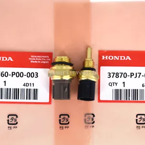 Cooling Fan Switch & Water Temperature Sensor For Honda Accord CR-V Civic Acura - Picture 1 of 8