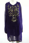 Antik Batik Purple Dress With Sequin Pattern L By Reluv Clothing
