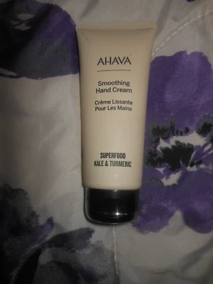 AHAVA SMOOTHING HAND CREAM 3.4 OZ HYDRATES SOFTENS SUPERFOOD SEALED - Image 1 of 3