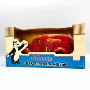 Vintage ERTL HAMM'S BEER 1938 Chevy Panel Truck Bank - New in Box #B985 - Picture 1 of 5