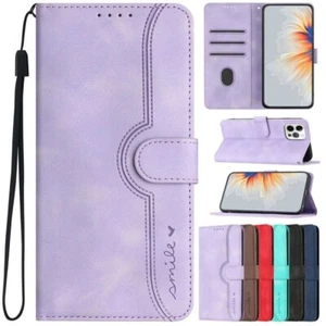 For iPhone 16 15 14 13 12 11 Pro Max XS 8 7 Plus Leather Wallet Cover Flip Case - Picture 1 of 67