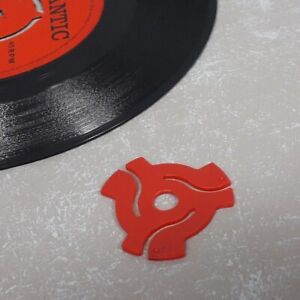 7" coloured red blue single record centre adaptors spiders 45rpm vinyl adapters 