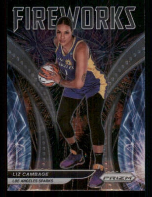 2022 Panini Prizm WNBA Fireworks #3 Liz Cambage - Image 1 of 2