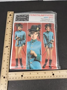 Kunert pantyhose 1960 Vintage mini sexy tights German made 30/67 100% nylon NOS - Picture 1 of 4