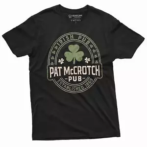 Para hombre divertida camiseta ofensiva camiseta de día de San Patricio Pat McCrotch camisa pub irlandesa - Imagen 1 de 8