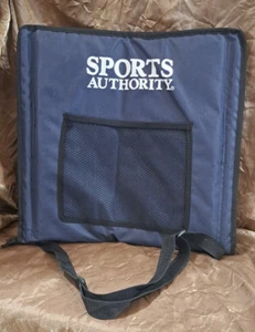 "SPORTS AUTHORITY®" BRAND - STADIUM/BLEACHER PADDED SEAT W/MESH POCKET & HANDLE - Picture 1 of 8