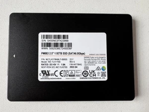 Samsung PM883 1.9TB Enterprise SSD Storage Drive - MZ7LH1T9HMLT-00005 - Afbeelding 1 van 2