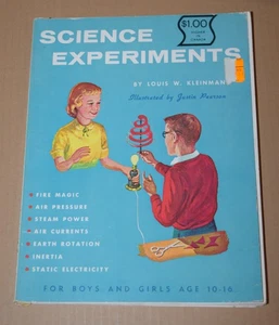 Vintage Science Experiments For Boys and Girls 10-16 Paperback 1959 - Foto 1 di 7