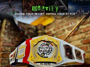 J.C Replica Wrestling Lyon Spinner Belt - Collector's Tribute Title - Picture 1 of 9