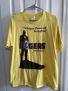 Rogers the Musical T-shirt Unisex Large Yellow I can do this all day pre-owned - Picture 1 of 4