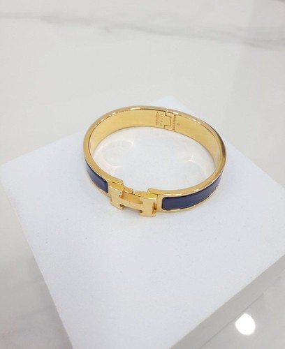 HERMÈS Bracciale Hermes Deep Blue Oro Click H PM 126949767