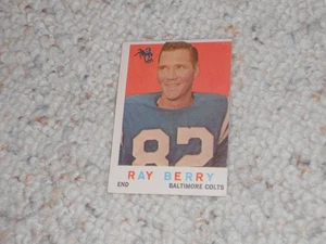 1959 RAY BERRY Topps Football Card #55 - Baltimore Colts - Nice Card!!! - Picture 1 of 2