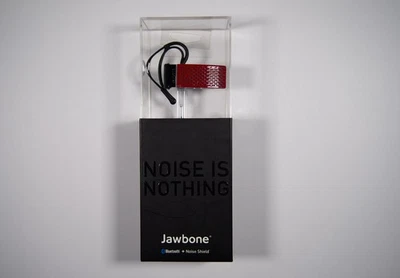 NEW JAWBONE 2 Earwear Eliminates Noise Assassin JBA02 2008 Bluetooth - Black Red - Image 1 of 2