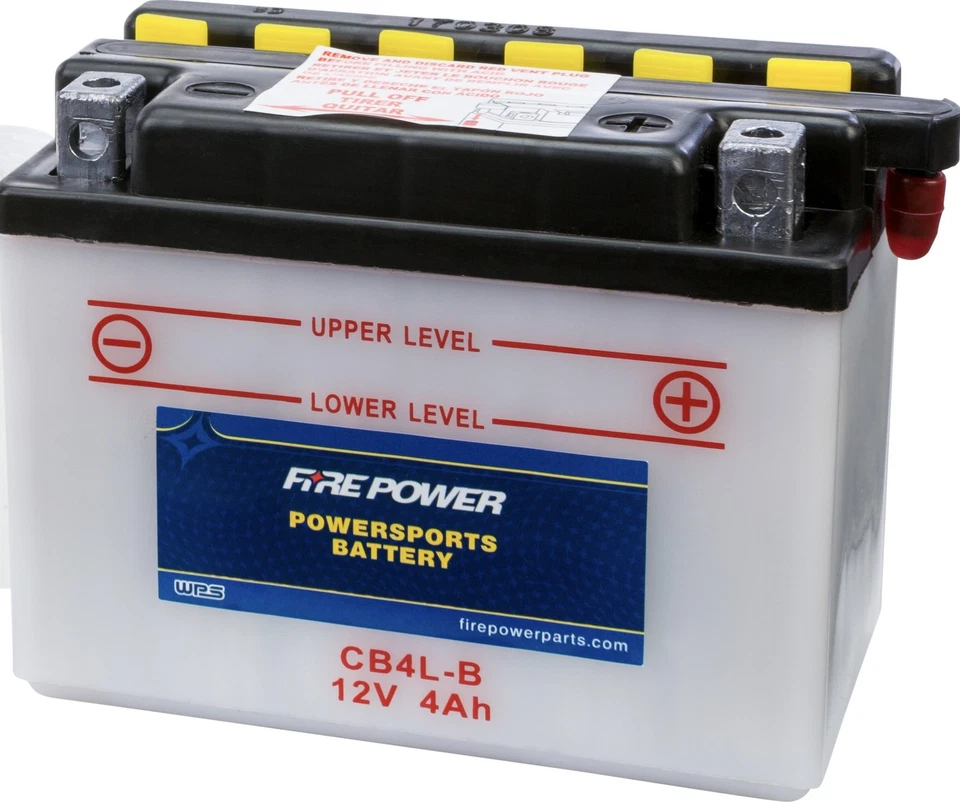 WPS Conventional 12V Heavy Duty Battery YB4L-B CB4L-B — 第 1/1 张图片