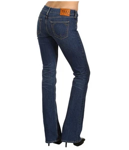 NEW $240 TRUE RELIGION JEANS Lonestar Trisha Straight Leg Flare Westwood Denims - Picture 1 of 6
