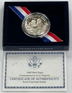 2008 Bald Eagle Clad Proof Half Dollar - Picture 1 of 15