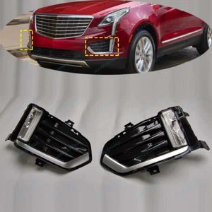 4pcs RH&LH LED Front Fog Driving Light & Cover Trim t For Cadillac XT5 2017-2020 - Picture 1 of 7