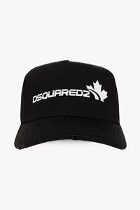 DSQUARED2 Dsquared Baseballcap Logo Cap BCM0691 2124 GABARDINE Black Schwarz - Bild 1 von 2