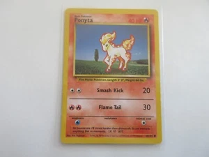Ponyta Base Set Pokemon Card LP - Picture 1 of 2