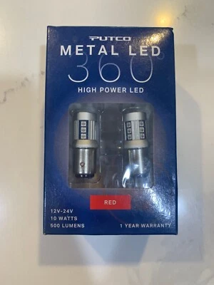Putco Metal LED 360 High Power LED Red 7350165 - Image 1 of 2