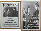 Primus Hollywood Palladium 1993 Punk Concert Flyers (2) Melvins Pork Soda Bruit