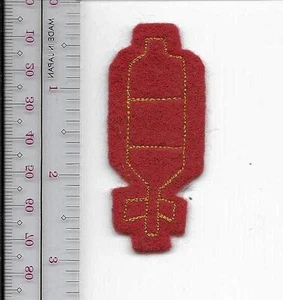 United States Army WWI Trench Mortar Specialist First World War Patch red felt - Bild 1 von 1